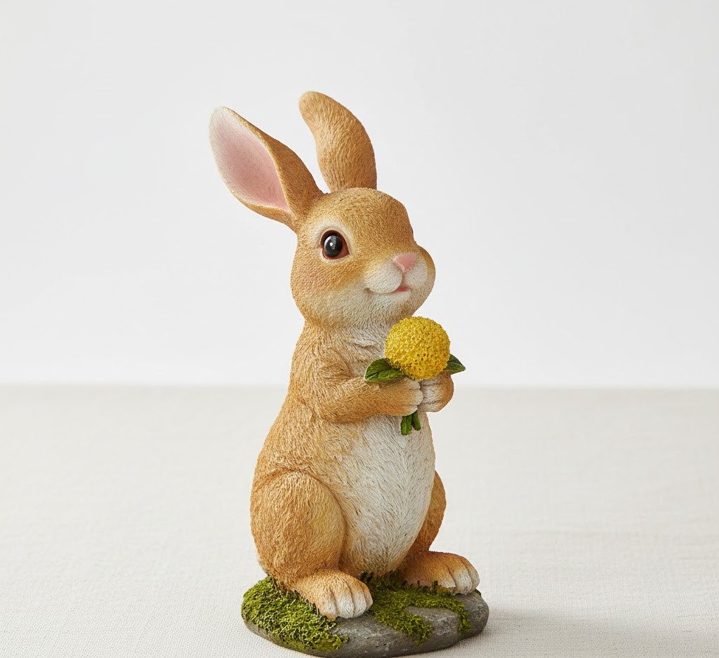 Rabbit garden figurine